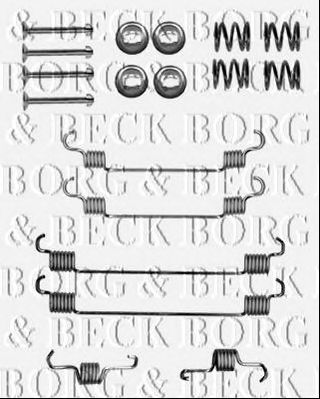 BORG & BECK bbk6149 -  Комплектующие, колодки дискового тормоза